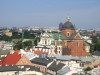 Widok na Stare Maisto ze Wzgórza Wawelskiego Widok na Stare Maisto ze Wzgórza Wawelskiego